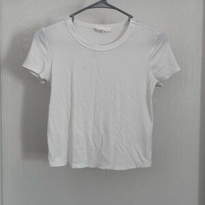 Gypsy & Jade | White Short Sleeve Women's Tee | Size Small